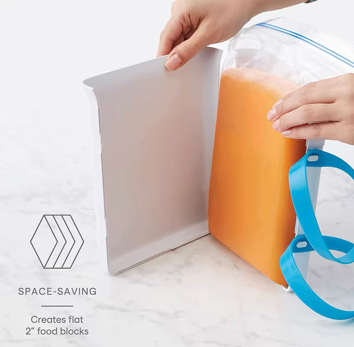 Freezer food block maker