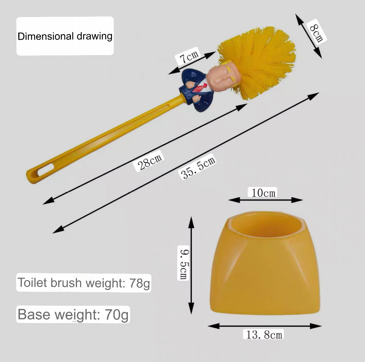 Trump toilet Brush