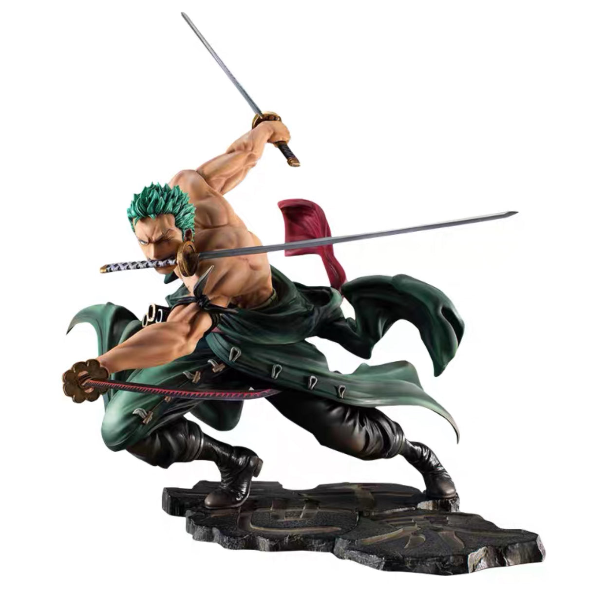 Zoro three styled figure